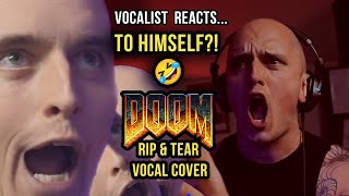Vocal Analysis of Rip & Tear #DOOM Vocal Cover #reaction #vocalanalysis #musicreactions