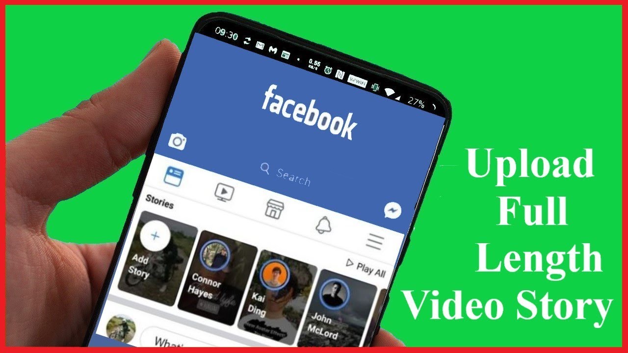 How To Upload Full Length Video Story In Facebook - Youtube