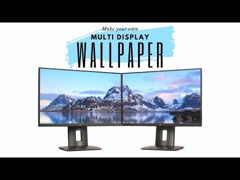 Dual /Multiple Monitor - Span a Single Wallpaper Across Screens