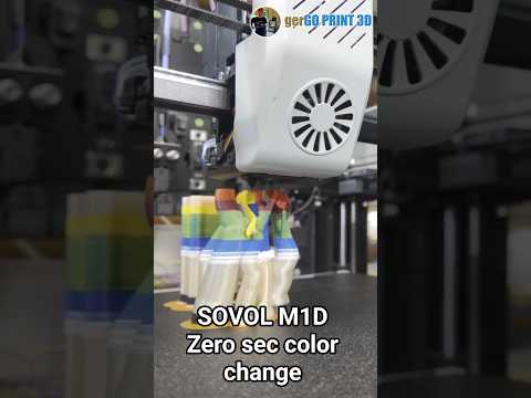 Sovol M1D: 0sec and 5sec material change!
