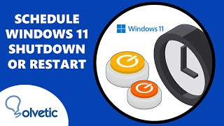 schedule windows 11 shutdown or restart ✔️