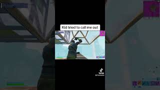 Kid thinks he’s good #fortnite #fortnitefunny #funnymoments #videogames #viral #youtubeshorts #epic