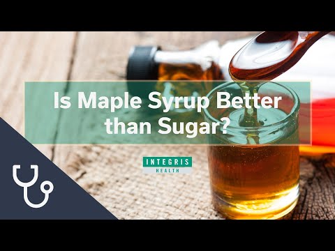 Video: Hoeveel suiker esdoringstroop?