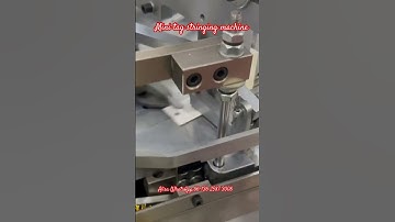 Mini tag stringing machine
