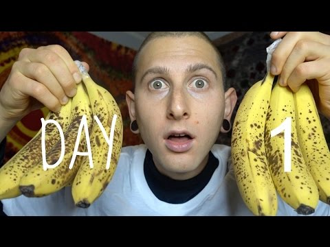 Banana Island Day#1🍌😳1 Week of Eating 30 bananas a day