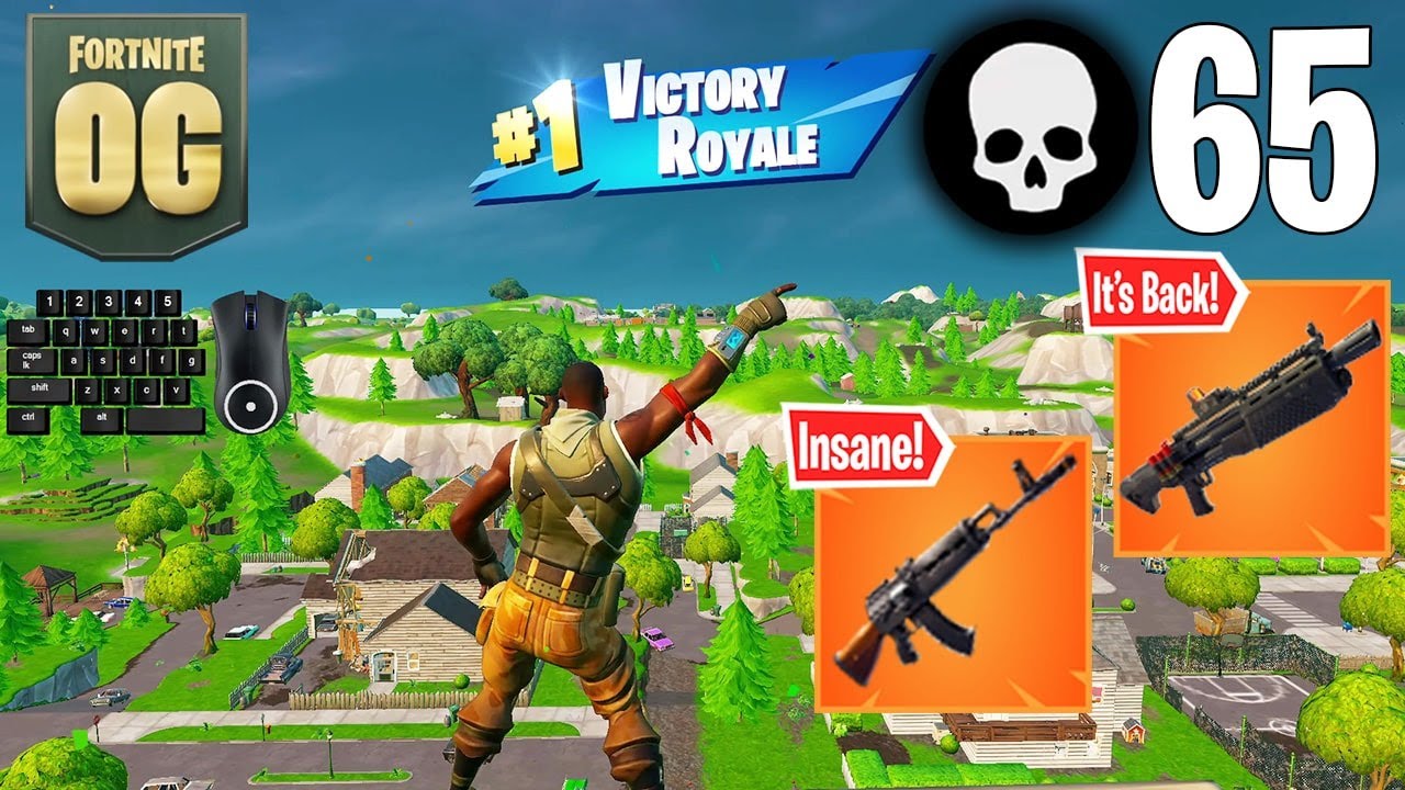 65 Elimination Solo Squads Wins Full Gameplay (Fortnite OG)