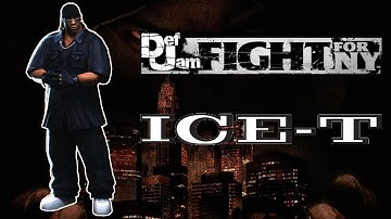 Def Jam FFNY: Character Showcase - Ice-T
