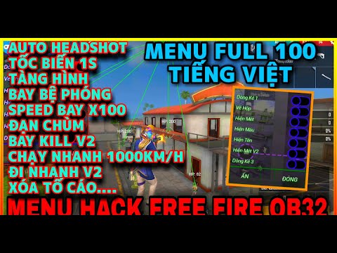 Hack Fix Free Fire OB34 Vừa Bay Vừa Bắn Đạn Đuổi, Menu Chơi Game LT APK Để Phần Mô Tả