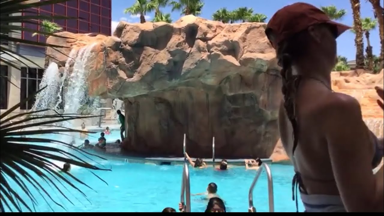 Relaxing by the pool at the Rio in Las Vegas. YouTube
