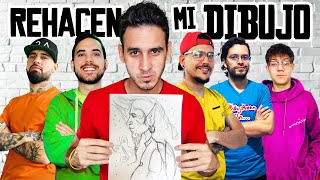 ARTISTAS REHACEN MI DIBUJO ! Youtubers Dibujantes | HaroldArtist