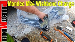 Ford Mondeo mk4 front wishbone replacement, how to