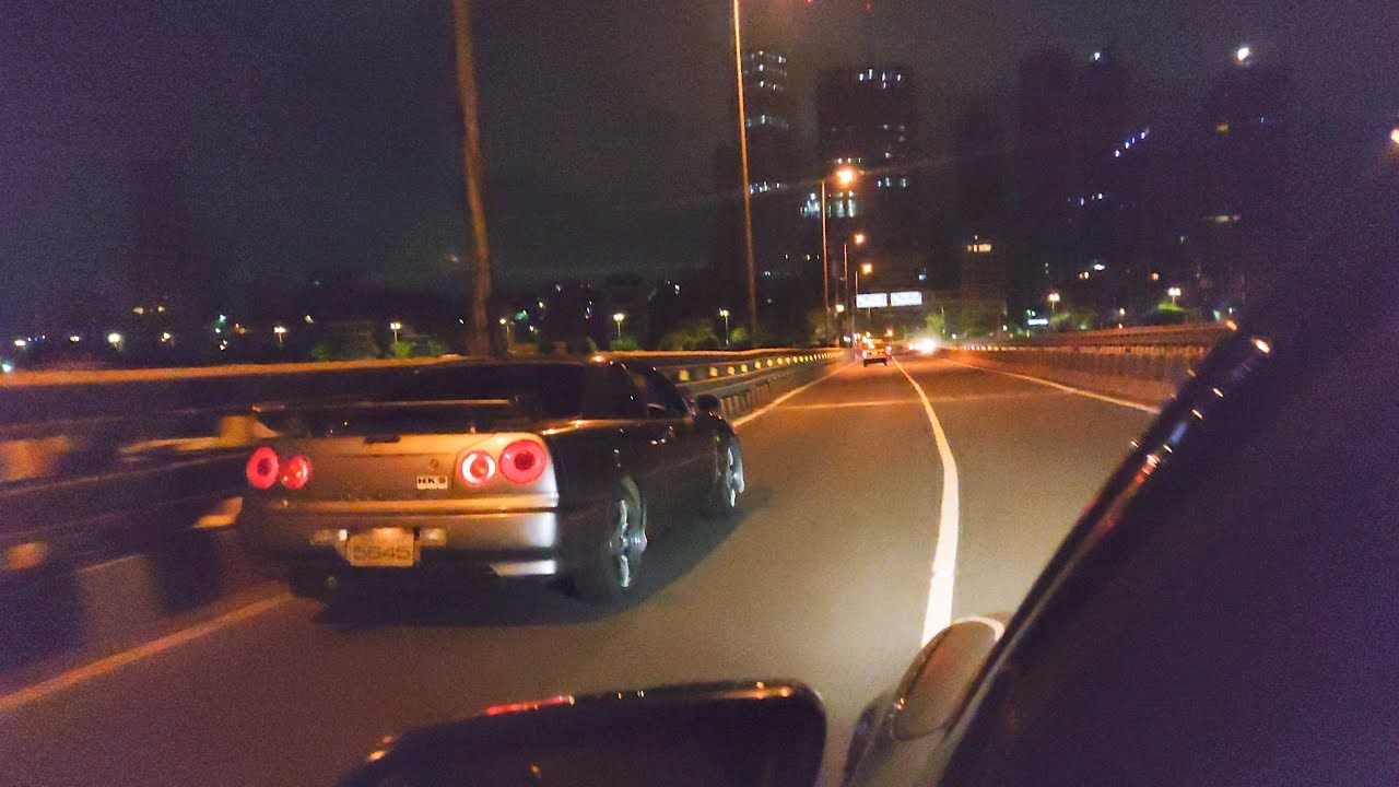 R34 Skyline Cruising The Streets Of Mumbai Youtube