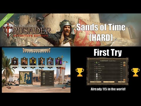 Stronghold Crusader Definitive Edition Sands Of Time HARD Mode Challenge