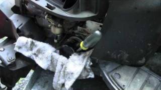The Briggs brute force oil filter removal