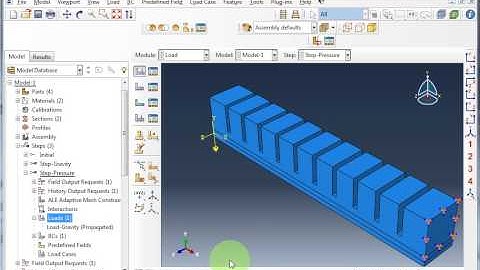 FEM Tutorial: Setting Pressure Load (PneuNets Bending Actuator)