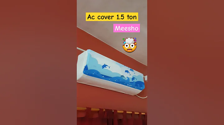 Ac cover 1.5 ton || Meesho Ac cover unboxing #ashortaday #unboxng #viralreels #viralshorts