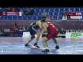 1/8 FS - 74 kg: K. BRZOZOWSKI (POL) pok. R. TSIKHAYEU (BLR), 5-5