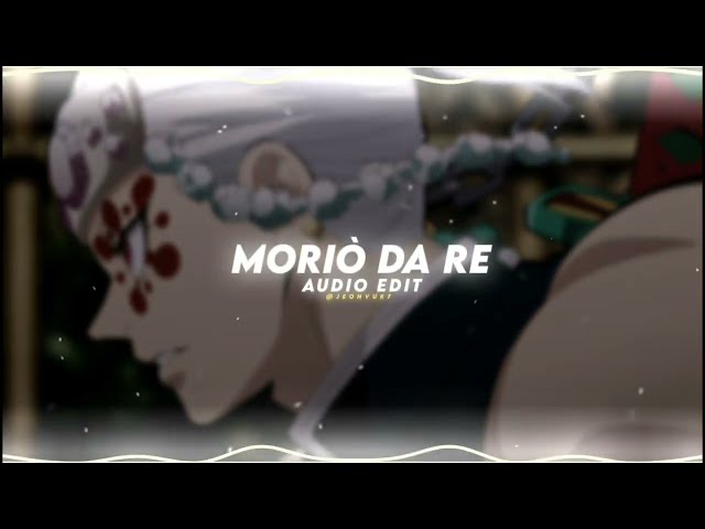 Moriò Da re - Måneskin | (edit audio) class=