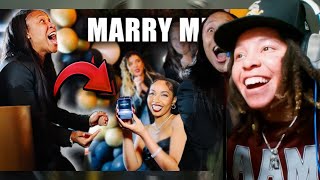 Goals❤️LoftyLiyah Reacts To Natalie Odell Proposes To Ezee On Her Birthday!