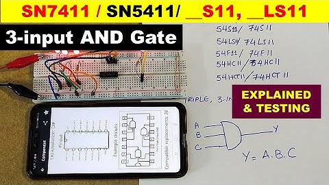 {1017} TTL 3-input AND gate