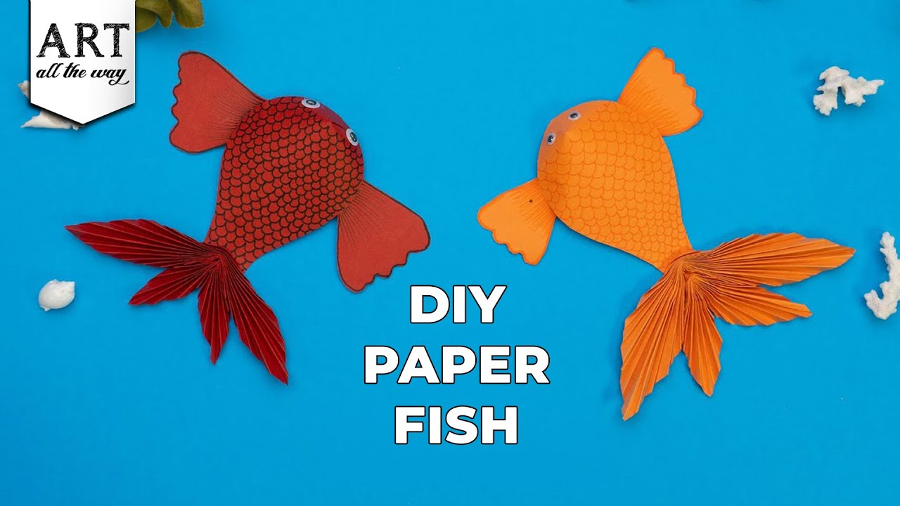 DIY Origami Paper Fish | Fish Crafts | Fish Craft With Paper | Kids ...