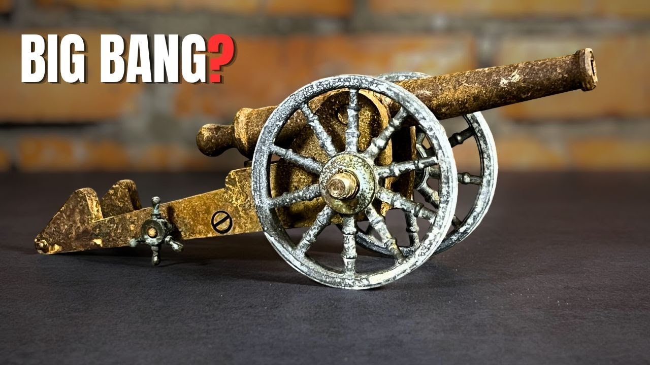Rusty Cannon Restoration - Can It Still Shoot? - Dangerous Result!