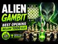 Alien Gambit I Checkmate in 10 moves I Best Opening for 1000 ELO