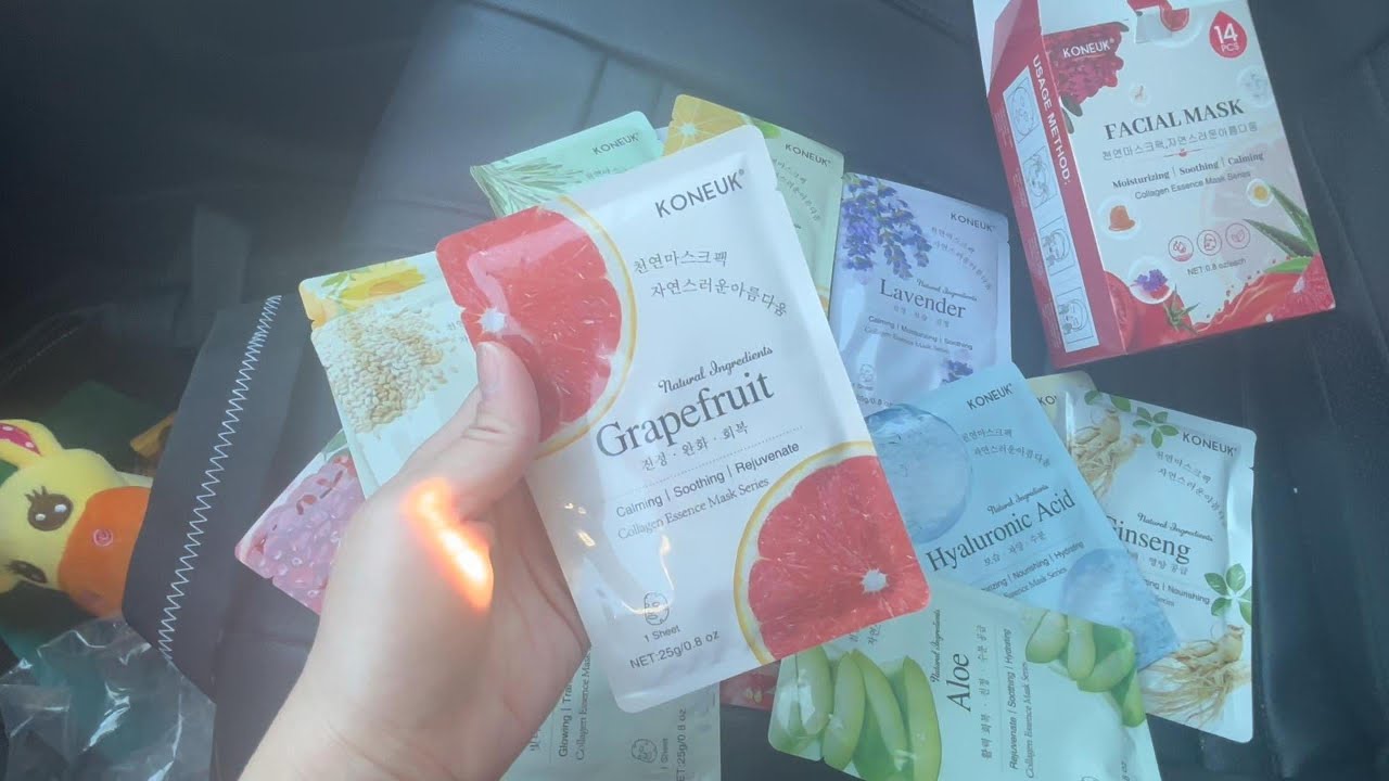 Koneuk 14 Pack Sheet Face Masks Skincare Review