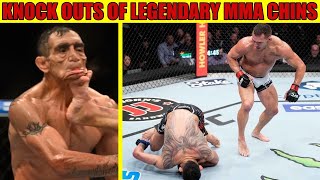 Top 10 MMA Legends Getting Knocked Out