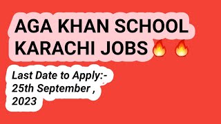 Jobs in Karachi-Female Teachers Jobs- School Teaching jobs-Aga khan Education Service, Pakistan