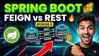 Spring Boot Episode 5 🚀 | H2 DB   RestTemplate   FeignClient (Real Project)