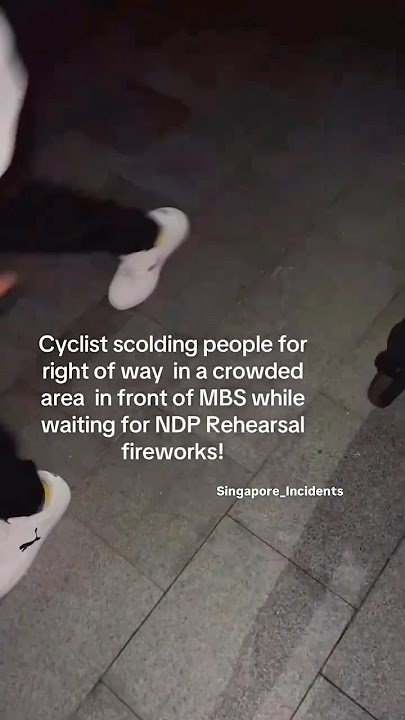 Same cycling uncle at MBS 😂😂😂