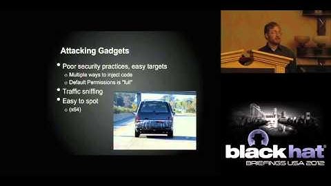 Black Hat USA 2012 - We Have You by the Gadgets