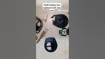 Swift broken ki replaced with new one #remote #automobile #car #immo #keys #locksmith