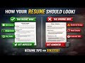 This resume will land you 100% Job as a Remote Freelancer #atsresume #professionalresume #cvwriting