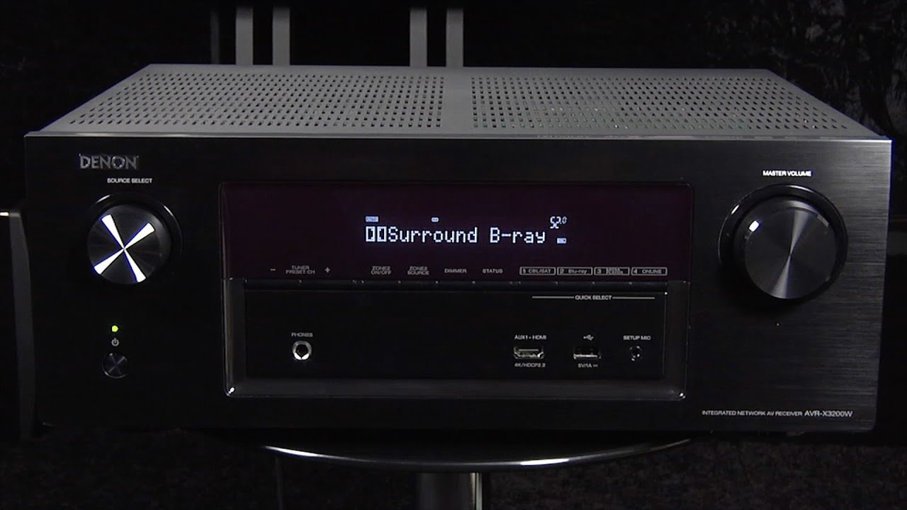 Amplificateur Denon AVR-3200 5.1 – Révisé Et Fonctionnel, Nombreux Ports