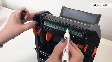 Printhead maintenance - ImprintBox satin ribbon printer (English) / www.imprintbox.eu