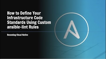 IaC Standards w/ ansible-lint [Becoming Cloud Native] (Automation)