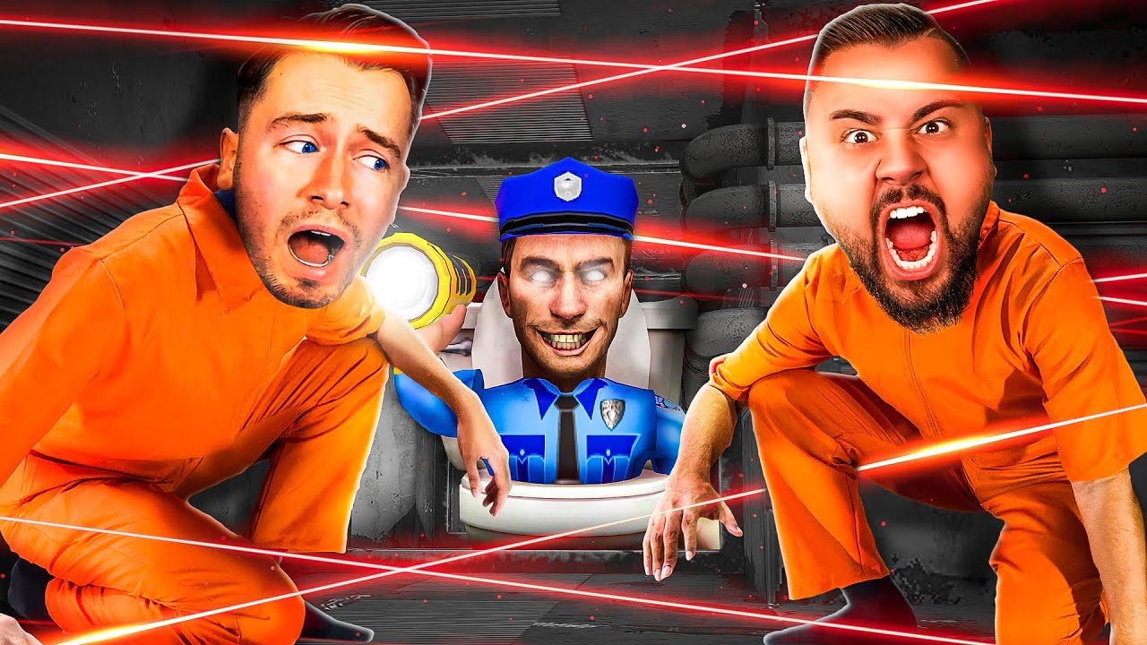 IDZOCK & DENNOME BRECHEN aus SKIBIDI TOILET GEFÄNGNIS aus! (Erneut)