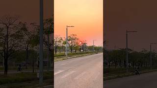 Sunset view#sunset #town