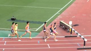 2015年度近畿ユース陸上 男子2年3000mSC決勝