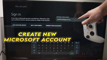 Xbox Series X/S: How to Create & Add New Microsoft Account