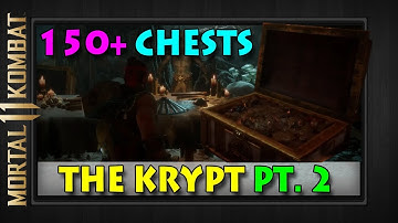 KRYPT OPENING PT 2 | Mortal Kombat 11 | 150+ CHESTS Skins Gear Fatalities & More | 1.2 Million Coins