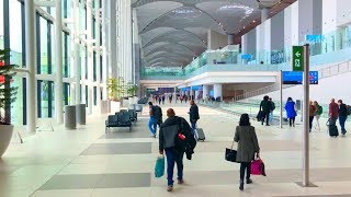 Arriving in Istanbul Airport, Terminal Tour & Walk to the Exit