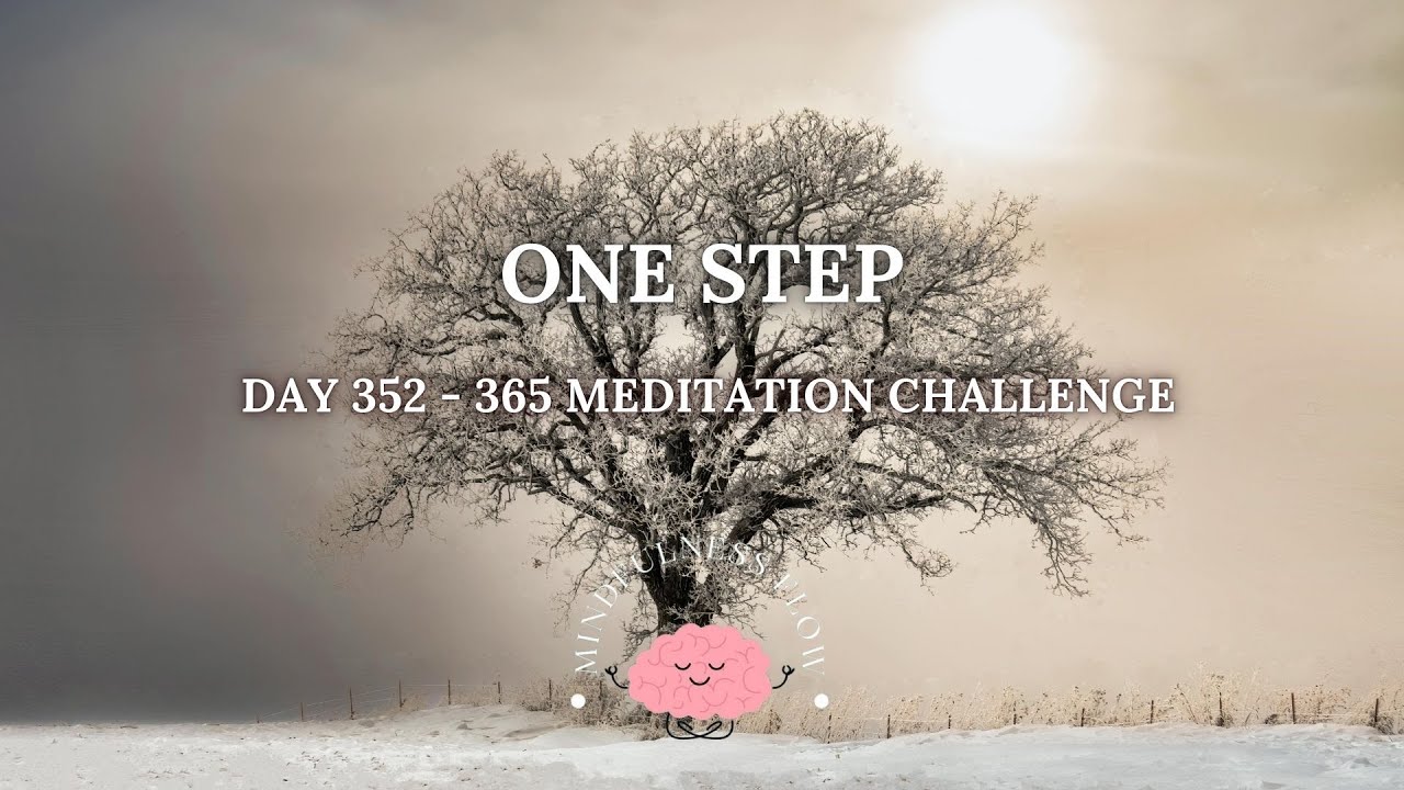 365 Days Meditation Challenge | Day 352 - One Step ️ - YouTube