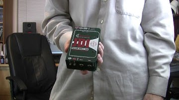 Radial JDI Passive Direct Box Review Demo with worship leader Jared Stepp