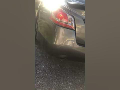 before drilling holes in muffler Nissan Altima - YouTube