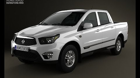 3D Model SsangYong Korando Sports New Actyon 2012 3D Model at 3DExport.com