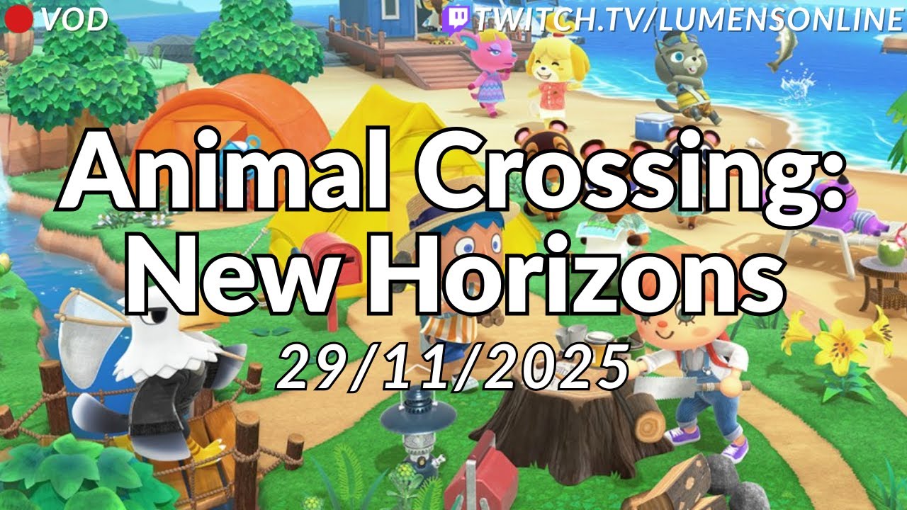 ANIMAL CROSSING NEW HORIZONS - Les îles de vacances ! (VOD Twitch)