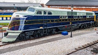 [4K] Unveiling of Beautifully Restored EMC EA Locomotive #51! (B&O Railroad Museum)